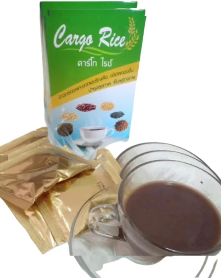 Soft drink Halal Rice Berry and Thai Jasmine rice Powder and Wholegrains power for instant drinking