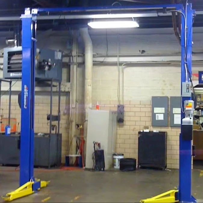 Affordable 2 Post Car Lift Mobile 2 Lifting System double cylinder hydraulics Post Lift for sale