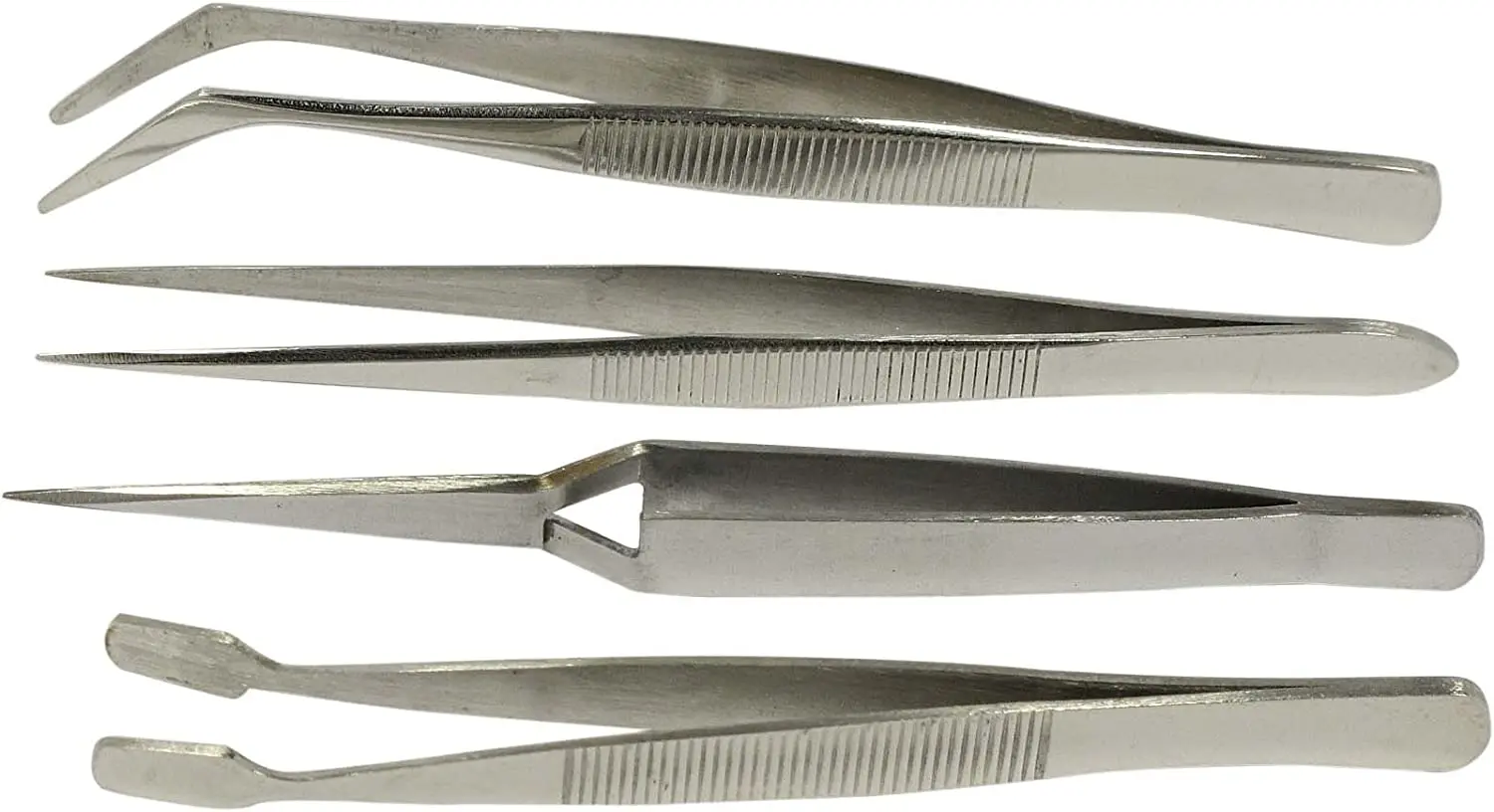 4 Pcs Craft Tweezers set Stainless Steel for Hobby Electronic Lab Wholesale PRICE Manufacturers Supplier in Pakistan