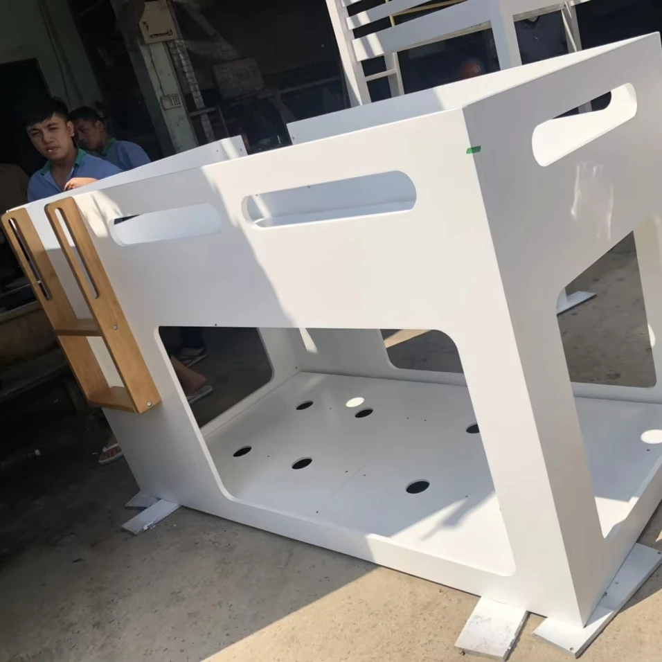 Modern Ready Export Adult Twin over Full bunk Bed Indoor Furniture Sleeper Bunk Bed Made of Hardwood Vietnam Manufacturer