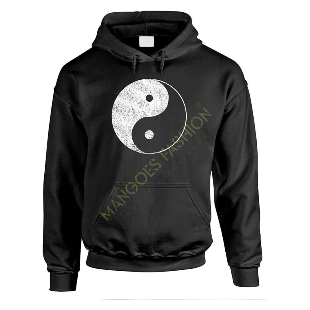 Мужской пуловер с капюшоном