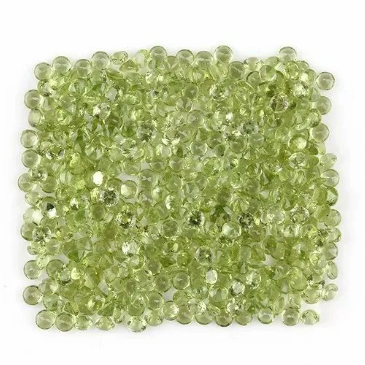 Wholesale Natural Polished Green Peridot Stone Gemstone Plain Cabochon Loose Gemstone Lot Mix Shape Size For Jewelry Making