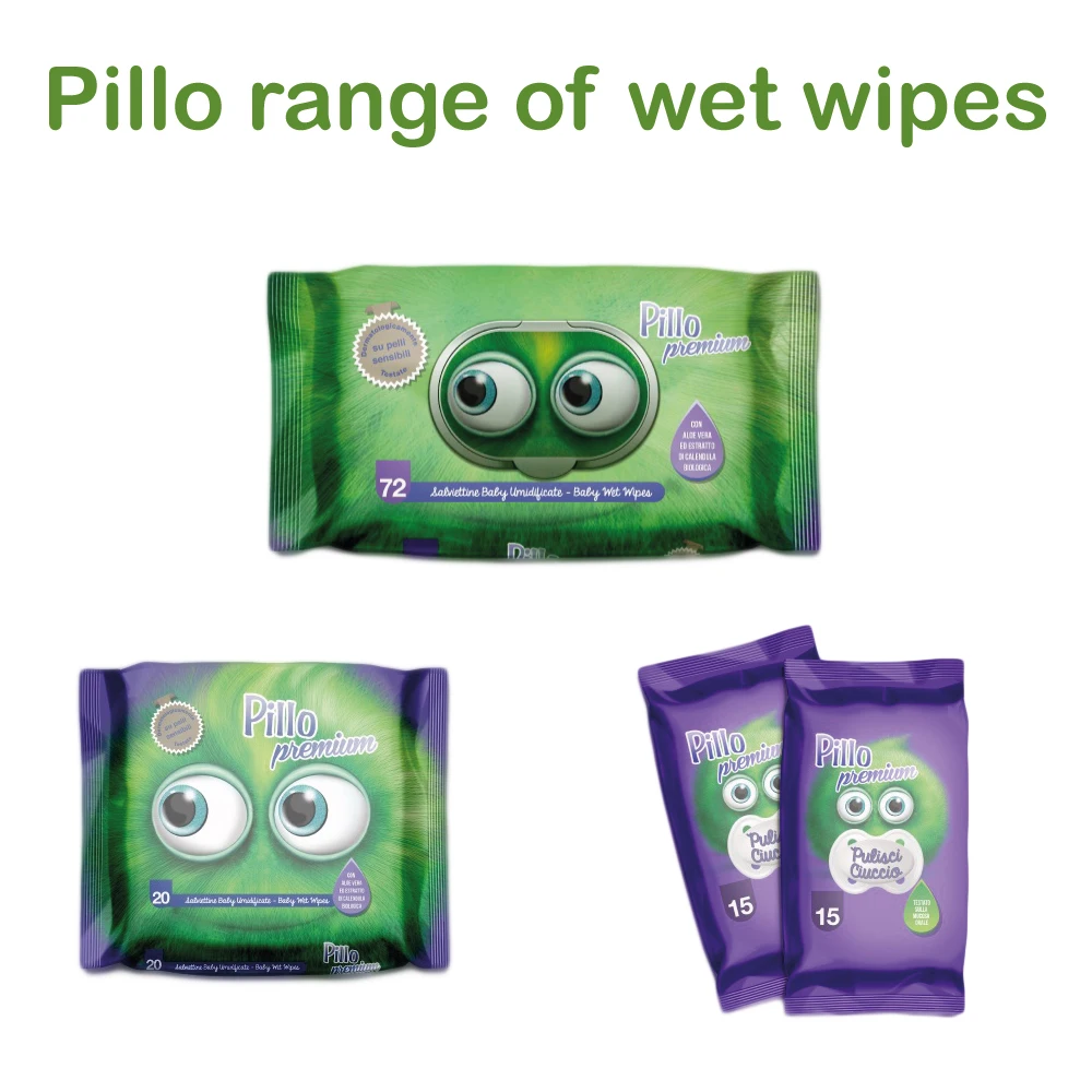 Top Quality Italian Baby Wet Sheet Cleaning Premium 20 pcs Wholesale Disposable Babies Organic Natural Diapers Change Eco