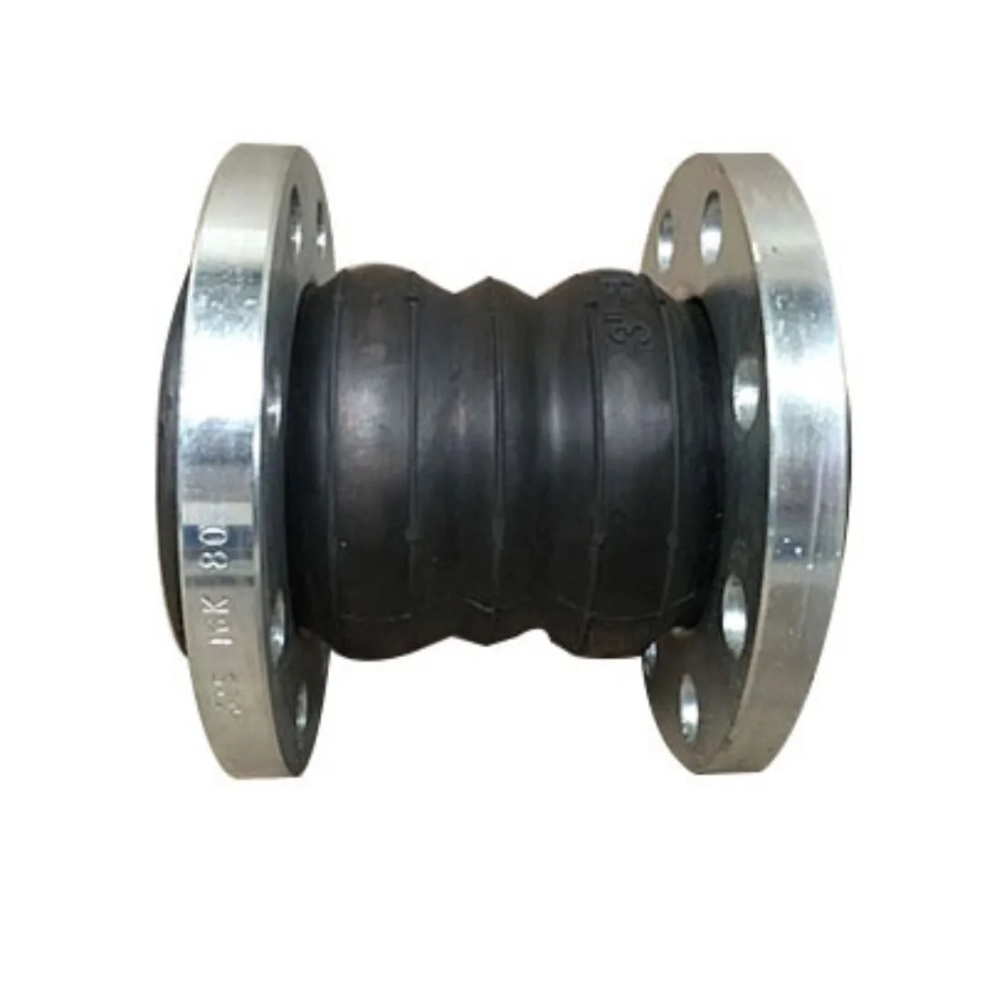 KEFA PN16 DN80mm 3in EPDM NBR CR carbon stainless steel double sphere ball flange rubber expansion joint