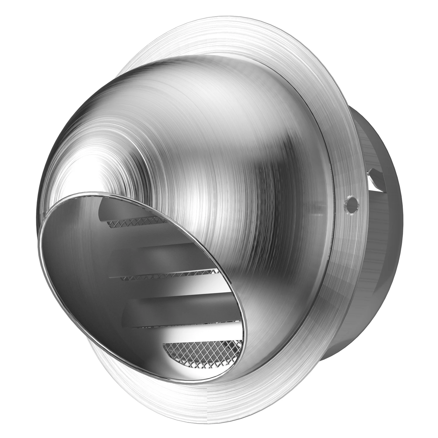 Round Cover 4/6 inch 304 Stainless Steel  Air Ventilation and Exhaust Wall Vent Outlet