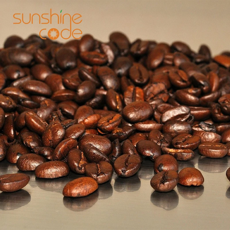 Sunshine Code Wholesale Roasted Coffee Beans Arabica Raw Baked Chocolate Coffee Beans High Quality