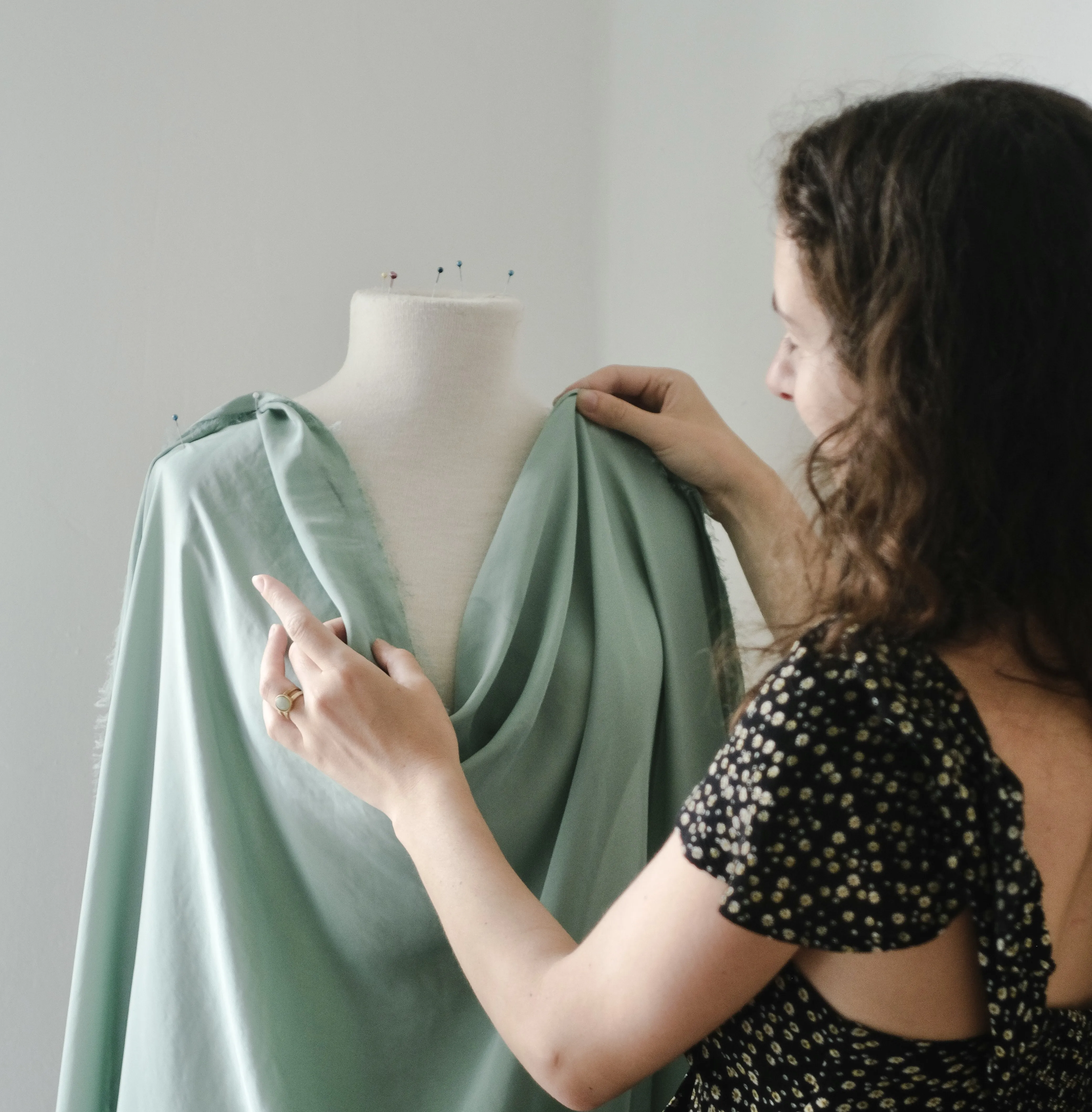 Eco Friendly Sustainable High Quality Made in Italy Woman Eco-Friendly Casual  Viscose Dress Sleeves All Sizes Sustailanble