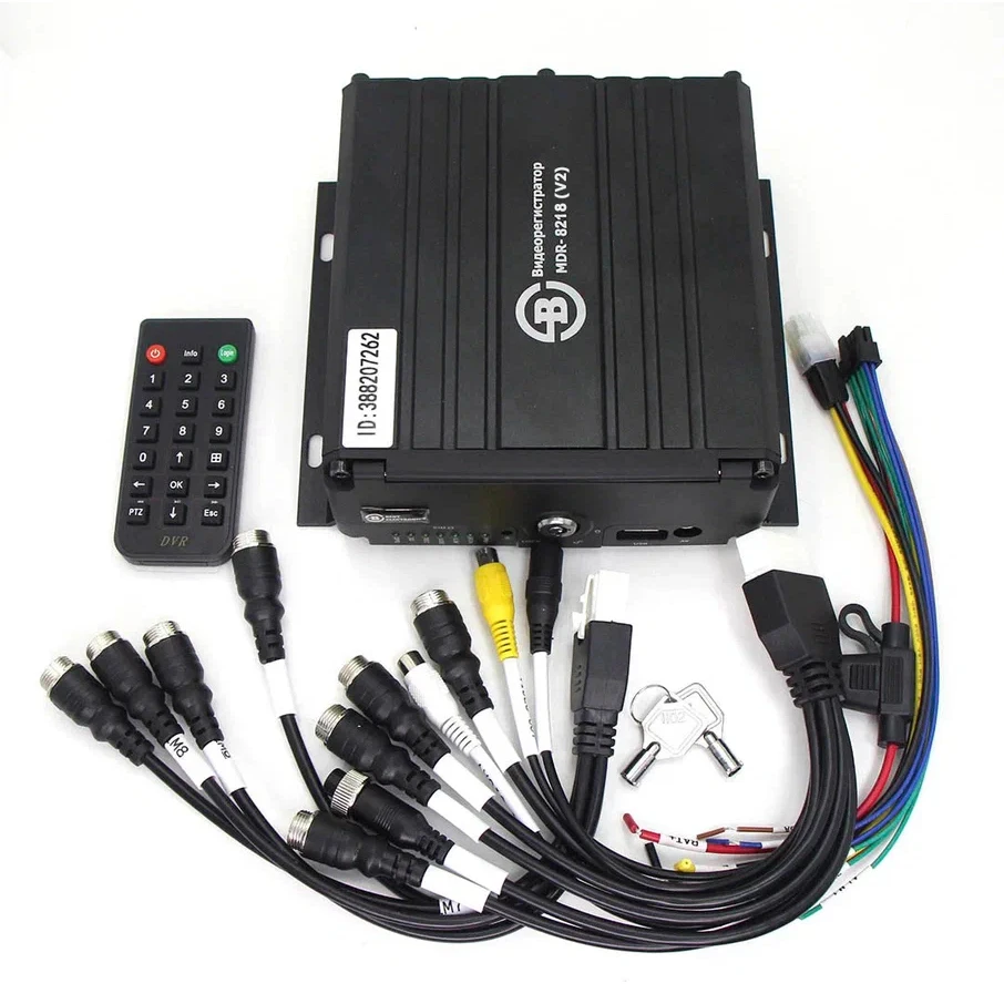 Multi-channel video recorder for commercial vehicles DVR 8-channel BEST ELECTRONICS MDR 8218 (X) (4G, GPS, Wi-Fi)