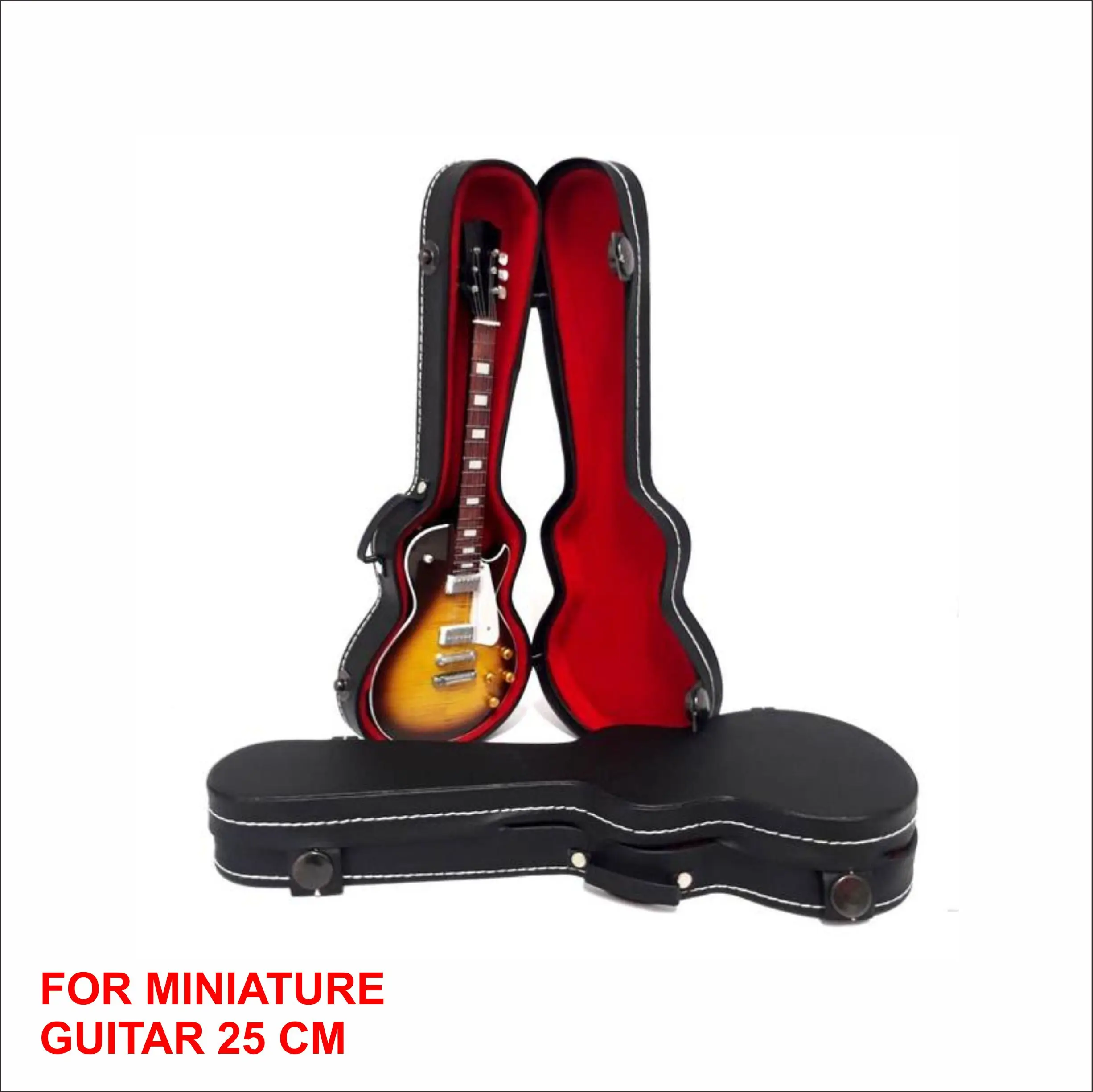 Miniature Hardcase Les Paul Miniature Guitar Lespaul Exclusive 25 cm