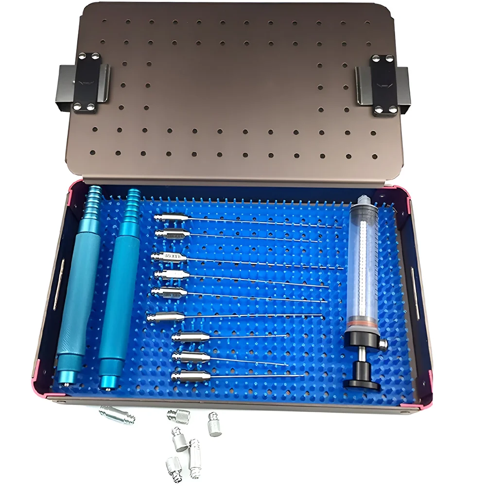 New Arrival Of Micro Fat Infiltrations Cannula Liposuction Handle The Basis Of Surgical Instruments Sets CE ISO Approved