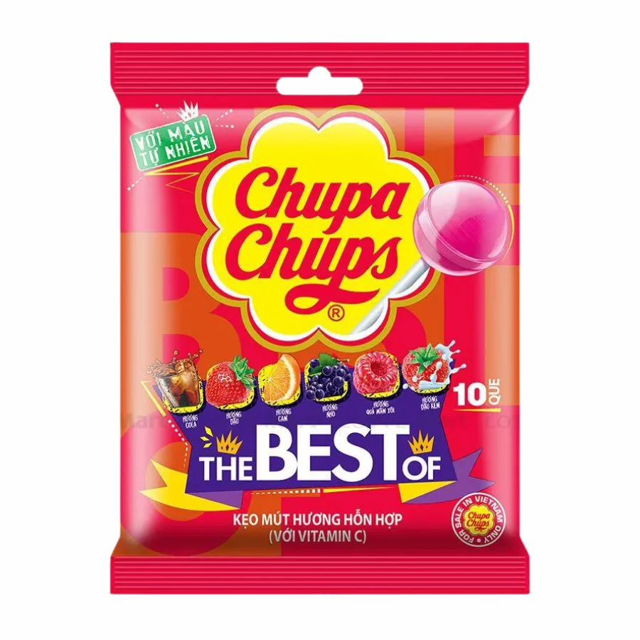 Леденцы Chupa Chup Витамин C 93 г фруктовые ароматизированные шарообразные конфеты оптом во Вьетнаме