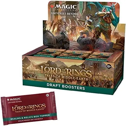 Authentic Magics The Gathering The Lord of The Rings Tales of Middle-Earth Draft Booster Box - 36 Packs