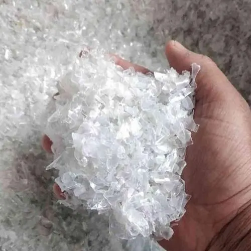 Buy Fresh Quality Pet Flakes factory PET Bottle Scrap clear hot washed PET Flakes for bottle and fiber Cheap Price