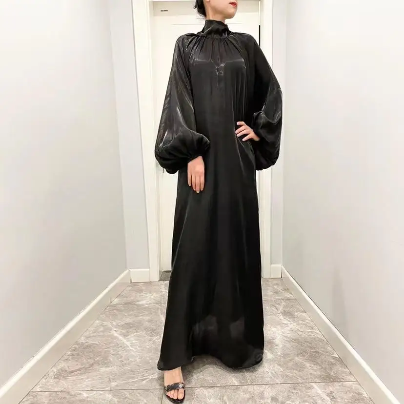 Modest Women Clothing Robe Arabe Abaya Dubai Islamic Womens Clothes Dress