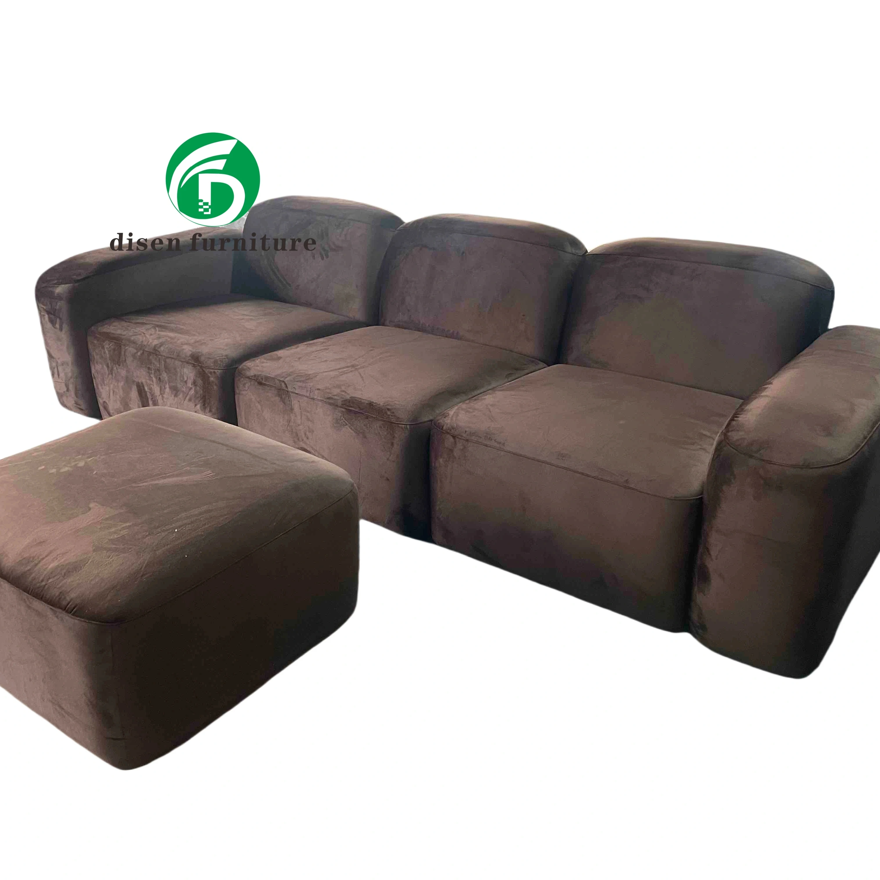 Modern interior shop design sofa set furniture living room modern luxury furniture lapis modular sofa couch