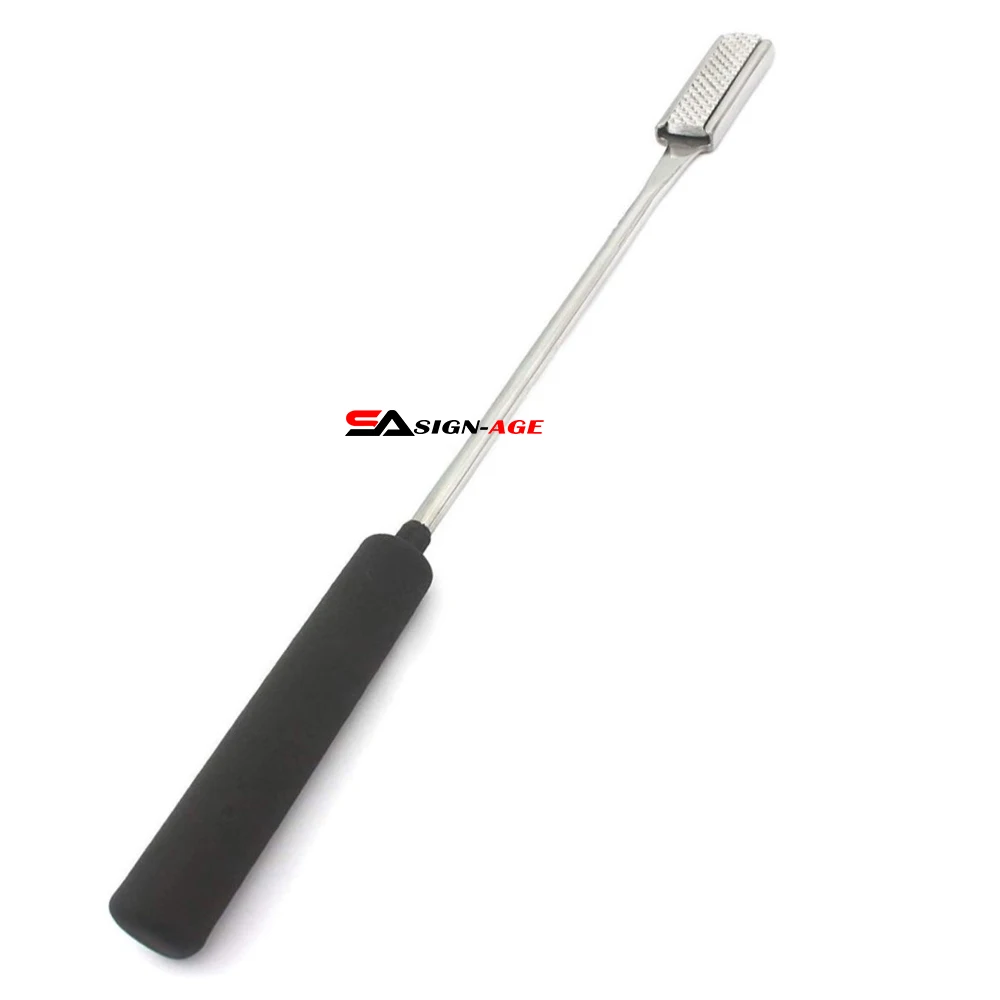 Top Rated Stainless Steel Equine dental Float Rasp Straight small veterinary instruments black handle With Customized Logo