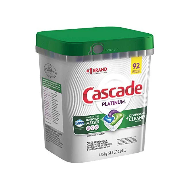 Высококачественная крупная кухонная техника отделка каскадная платиновая активная Пака для посудомоечной машины порошковое моющее средство-1 кг продажи