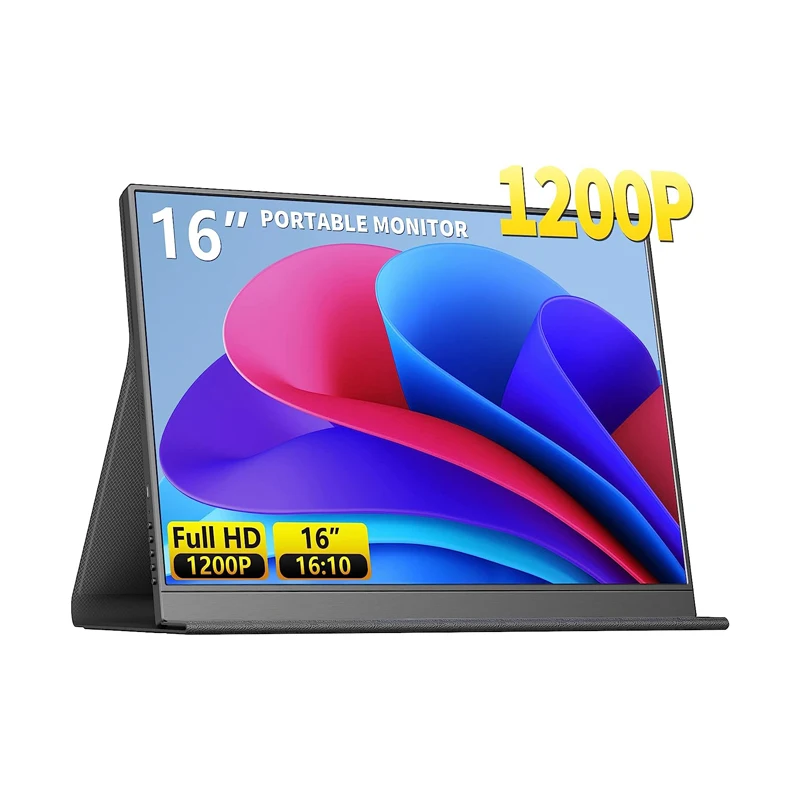 Портативный Монитор 16 дюймов 1200P FHD IPS монитор для ноутбука двойной экран расширитель игровой дисплей второй экран путешествия