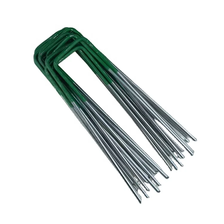Lawn U Type Staple Pins Metal Nails Iron Nail For Artificial Grass Land