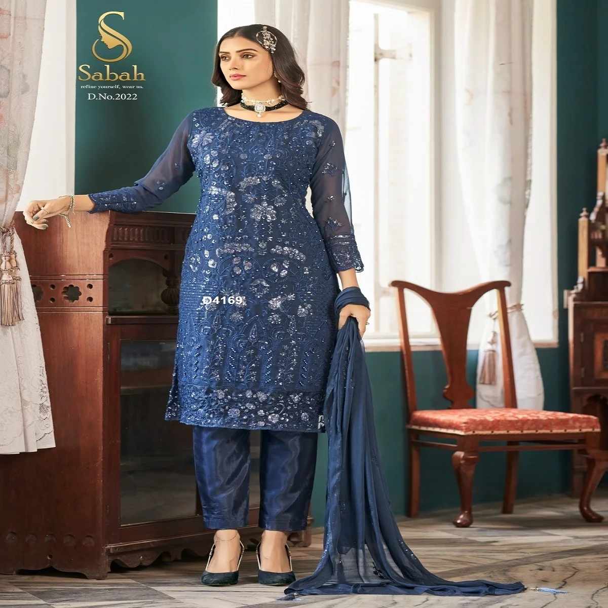 Новый дизайн Пакистанская готовая коллекция Shalwar Kameez Organza модная газонов для женщин Salwar 2023 оптовых заказов