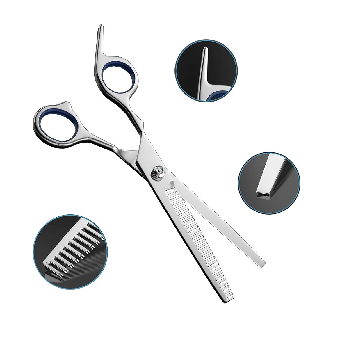 Wholesale Pet Shear Dog Grooming Scissors Private Label Straight Curved Shears Sharp Edge Animals Hair Cutting Tools