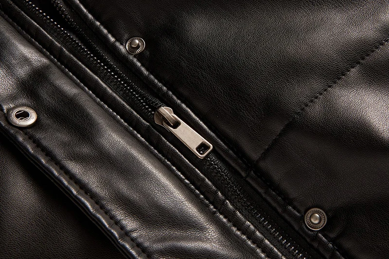 Sleeveless Fur Black Leather Vest for Women Plus Size Motorbike Leather Vest Trendy Cowhide Leather Waistcoat