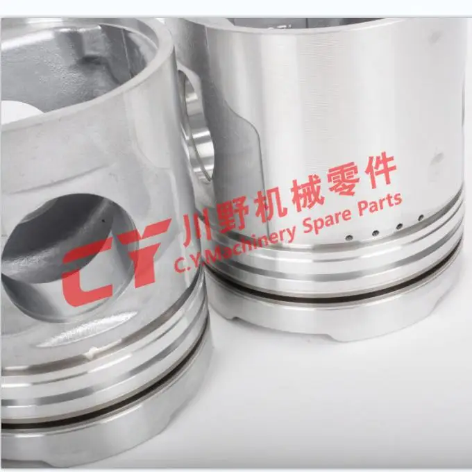 6D155 D155 D355 Bulldozer Engine Cylinder Liner Piston Ring Kit for Komatsu 6128312140 6128212216 6128312170