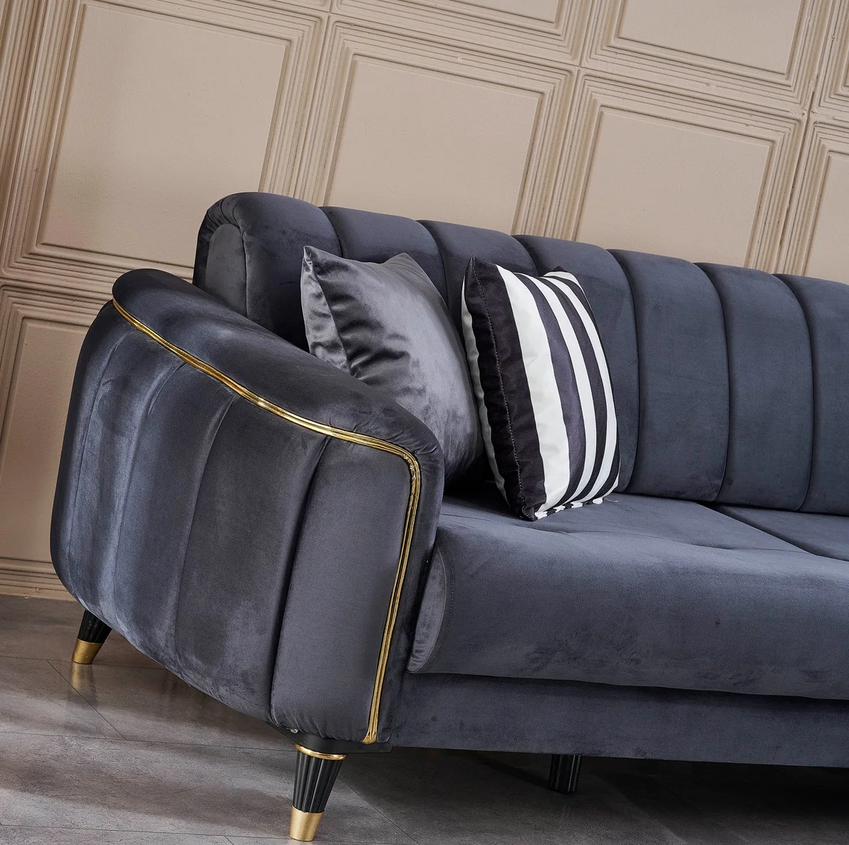 Sofa Comfortable Living Room Furniture Sectional Lounge New Style Modern Combination Luxury Couch Chesterfield Hotel Apartment