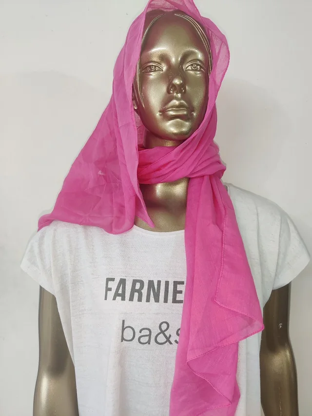 100% cotton stole made in solid customized colors with customized logo print manufactured in India Mumbai exporter and supply