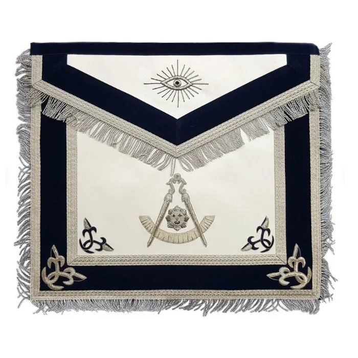 Wholesale Handmade Embroidery Craft Masonic Leather Apron beautiful regalia Holiday Decoration Gift