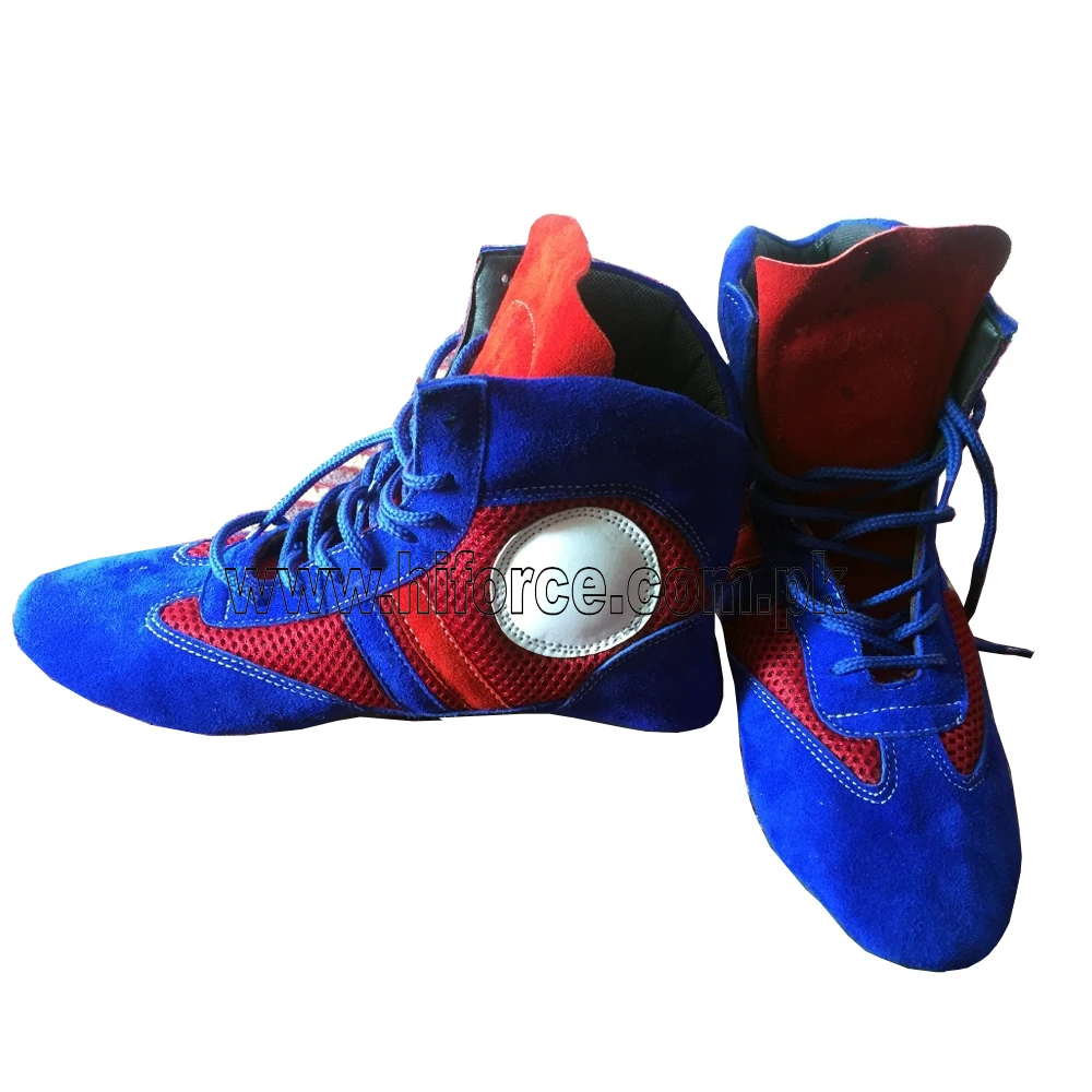 Professional Men Women Wrestling Shoes Sambo Training Grappling Sneaker Leather Sambo Shoes