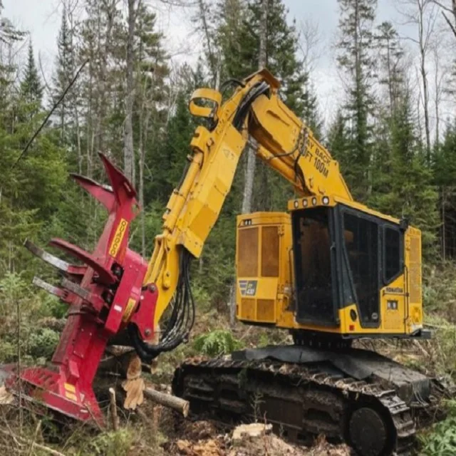 Products Forestry Tracked feller buncher XT430-5