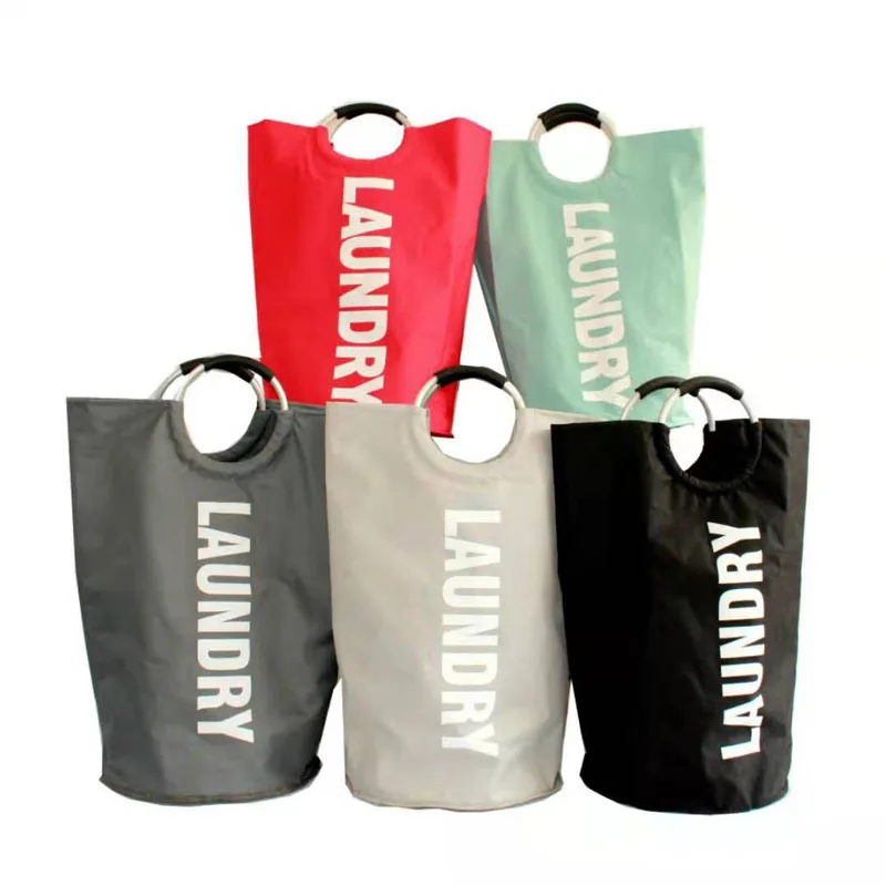 OEM Custom Black White Storage Type Cheap Unique Large Stackable Multipurpose Laundry Bags & Baskets