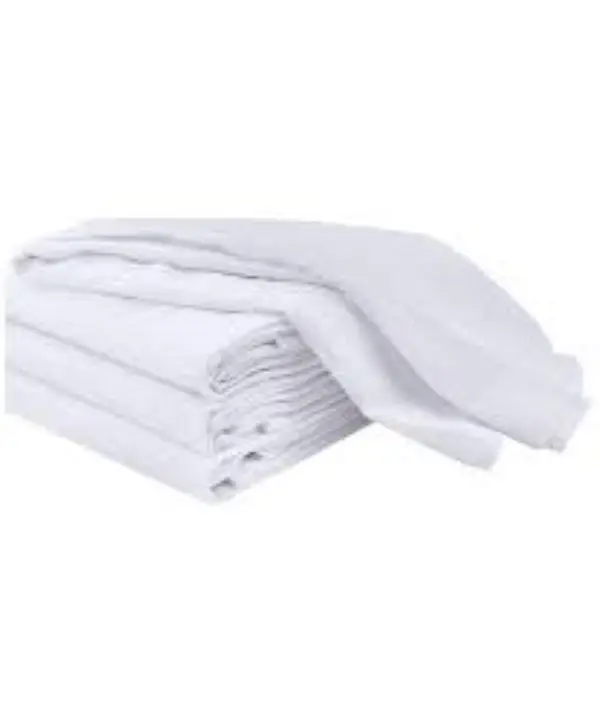 Recycle Cotton Embroidery Tea Towel Custom Logo Canvas Table Cloth Water Absorb Canvas Cotton Embroidered Home Textile Towels