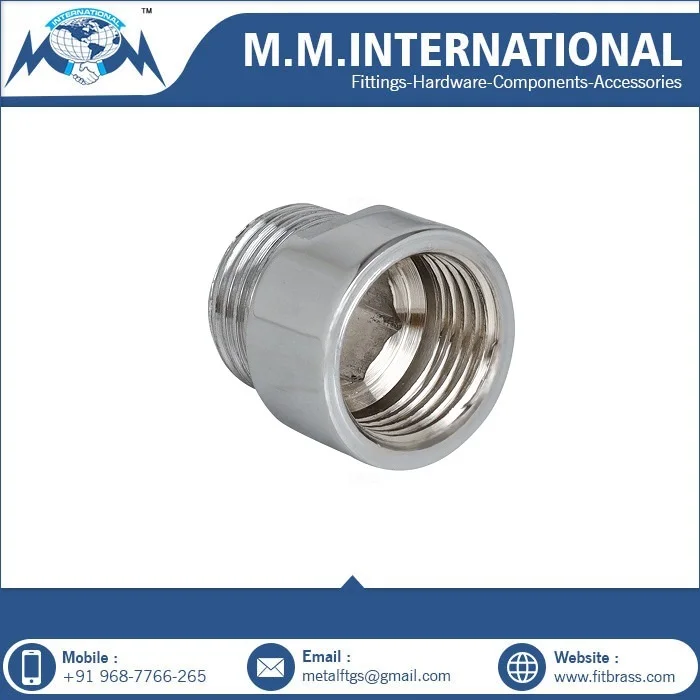 Standard Quality Brass Extension Fitting Nipple Male Chrome Plated Extension Nipple for Worldwide Export