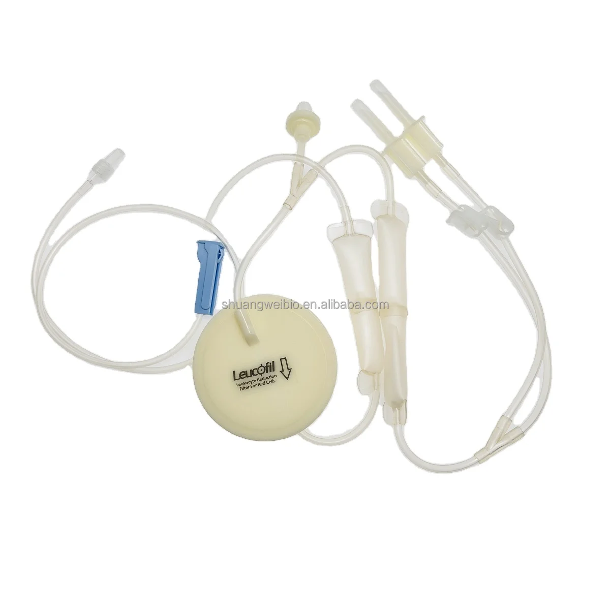 High Quality Single Use Blood Bank Leukocyte Reduction Filter For Blood