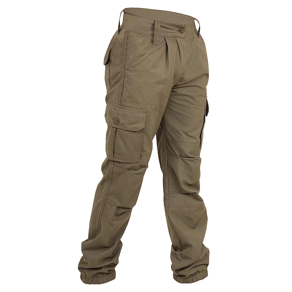 New Design Fashion Cargo Pants Men Custom Logo Printed Street Wear Style Jogger Cargo Trousers