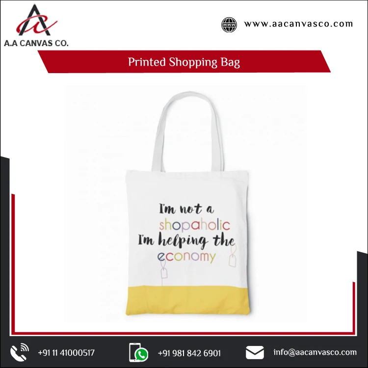 Widely Selling Highest Quality 100% Organic Eco Friendly Canvas Cotton Shopping Bags at Best Competitive Price