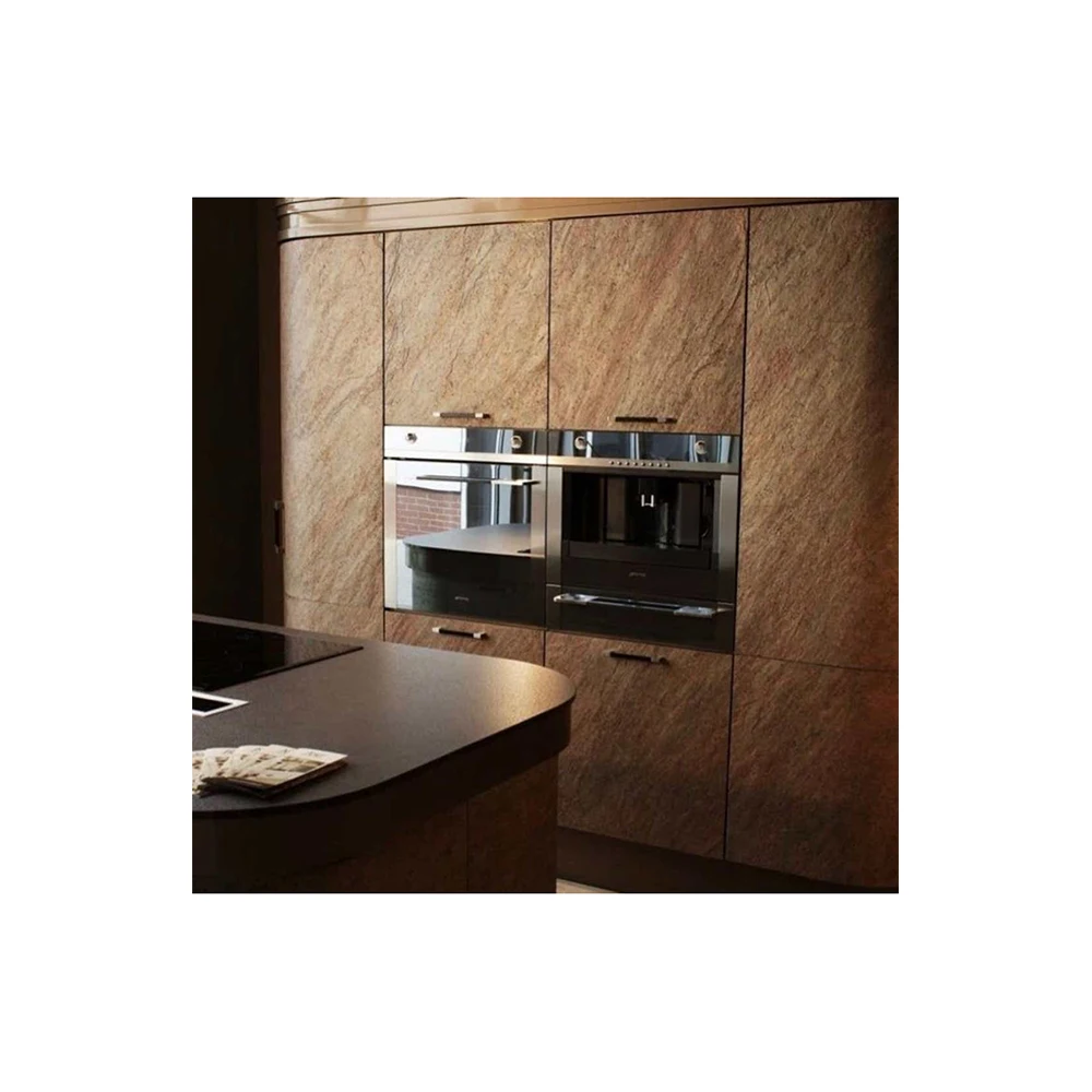 Декоративная настенная плитка искусственный сланцевый текстурный шпон черный гибкий шпон для внешней стены