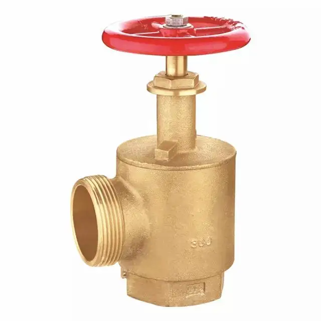 FM UL Fire Fighting Pipes Fire Protection System Fire Sprinkler System Brass Angle Hose Valve