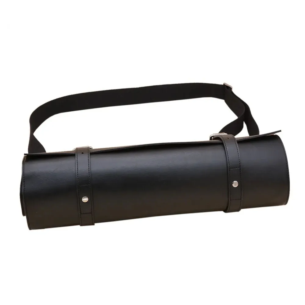Good Quality Handmade Chef Large Knife Roll Multipurpose Professional Leather Knife Roll Knife Chef Leather Bags