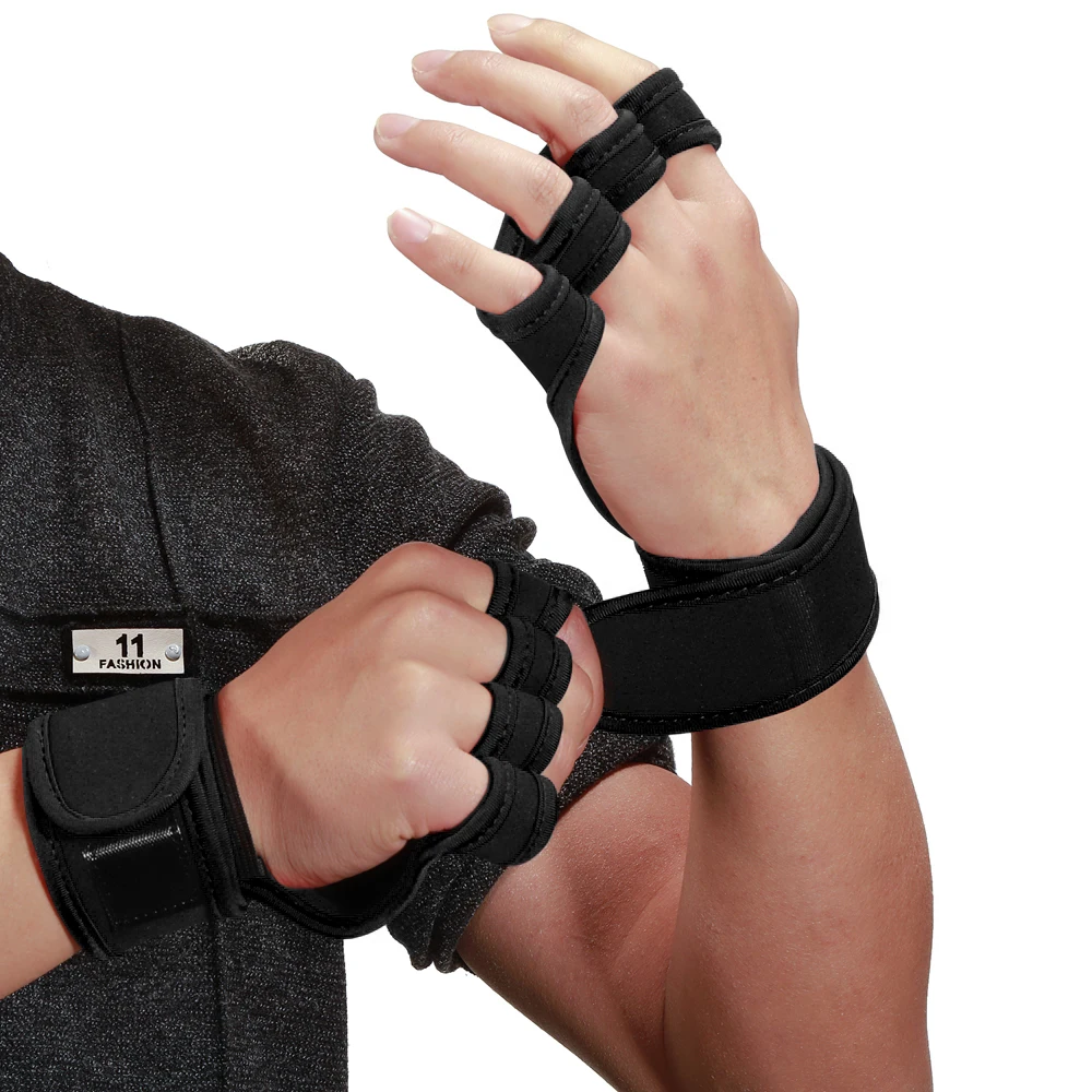 Factory Price Low MOQ Weight Lifting Gym Gloves with Anti-Slip Palm for Workout Exercise Training Fitness and Bodybuilding