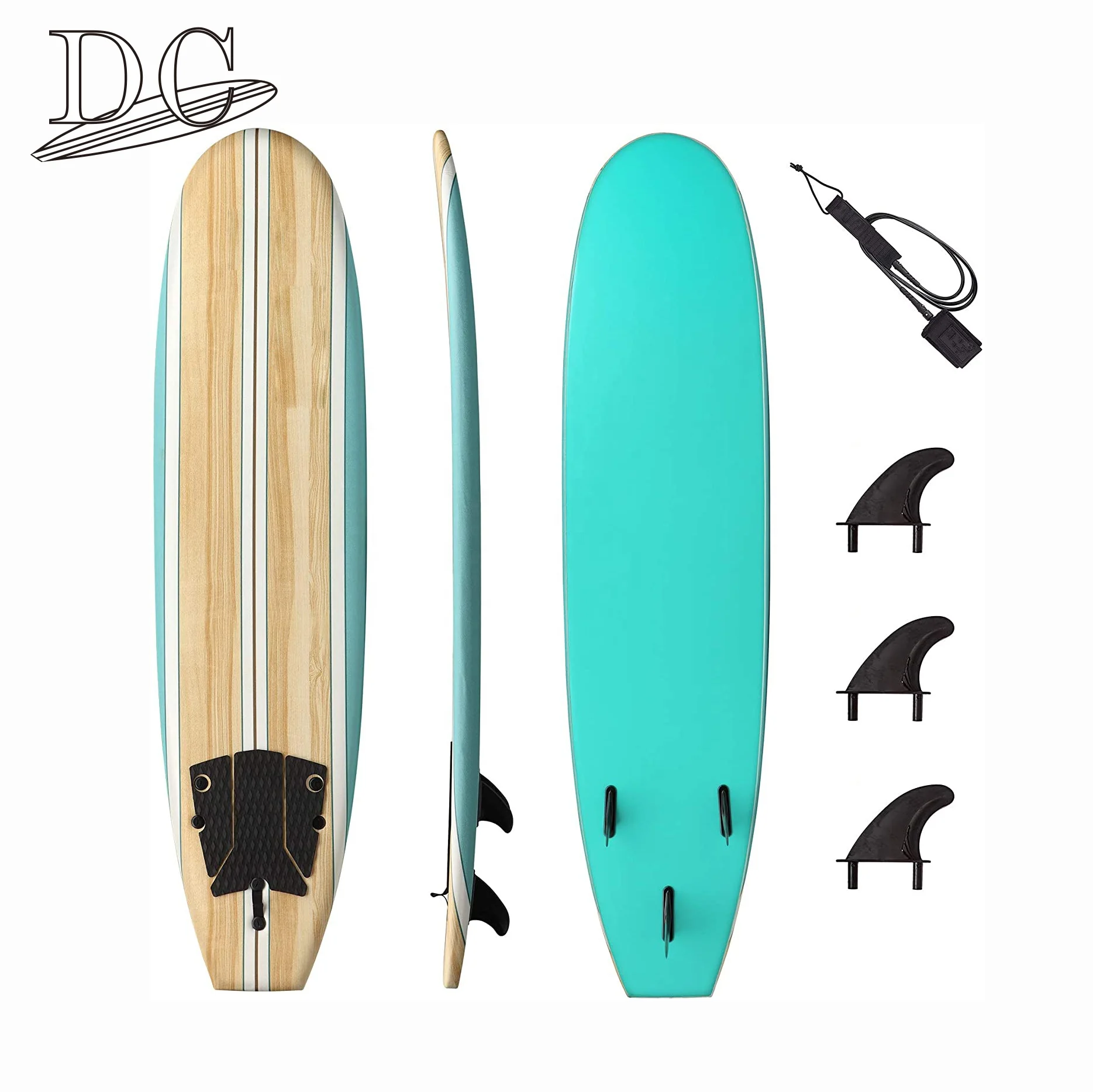 Heat Lamination Moulded IXPE Foam Soft Top Surfboard