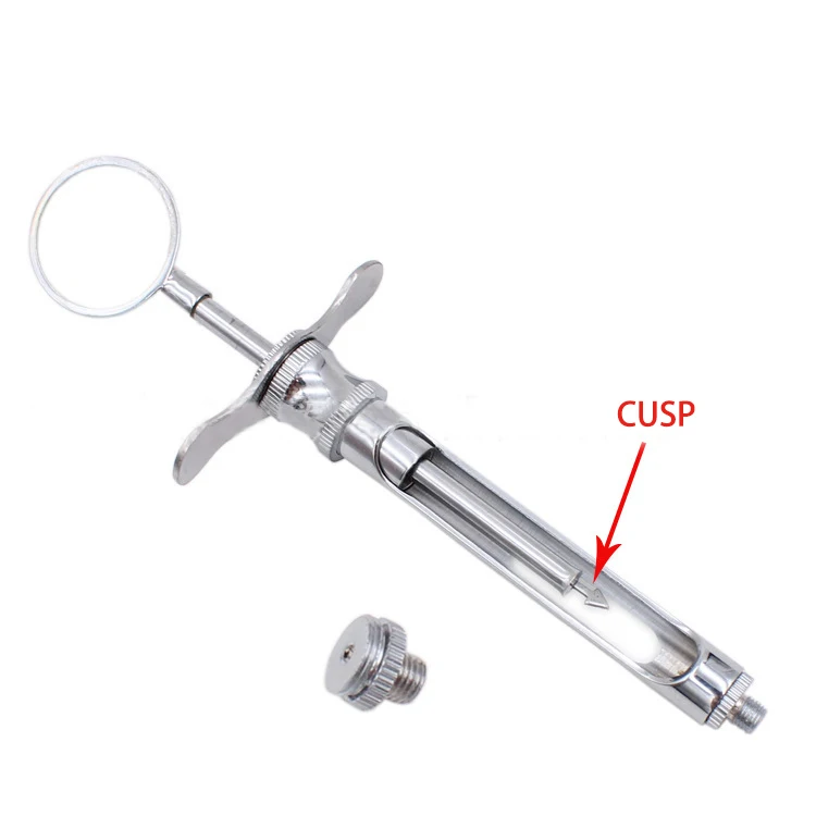 Стоматологическое лабораторное оборудование нержавеющая сталь ручная ручка-стиль аспирационный шприц качество сертифицированный CE