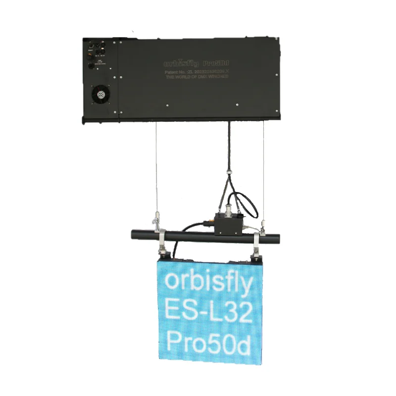 Winch 50 Kilos Orbisfly Pro50d Double Lift Power Signal Cat6 New Stage Large Capacity Light Lifting Kinetic Winch Lighting