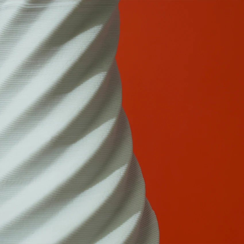 YKL Small-caliber Versatile home style creativestriped white pottery ceramic vase for tabletop decor flower vase