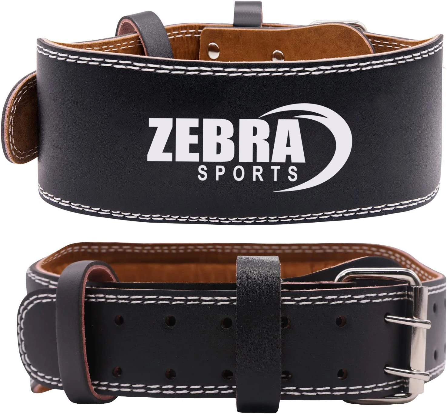 Custom Made Gym Fitness Metal Buckle Power Lifting Professional Belt Cheap Training Leather Durable Weightlifting Power Belt