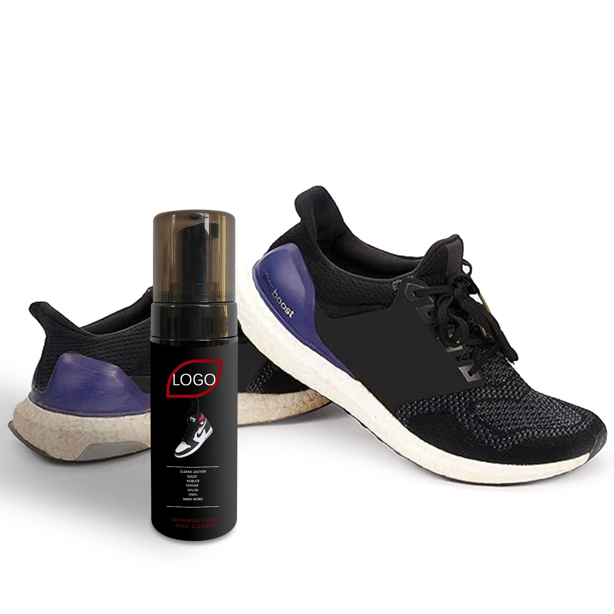 Advanced Shoe Care Set with Foam Cleaner for Sneakers Canvas Leather and Suede Stain Removal Needs