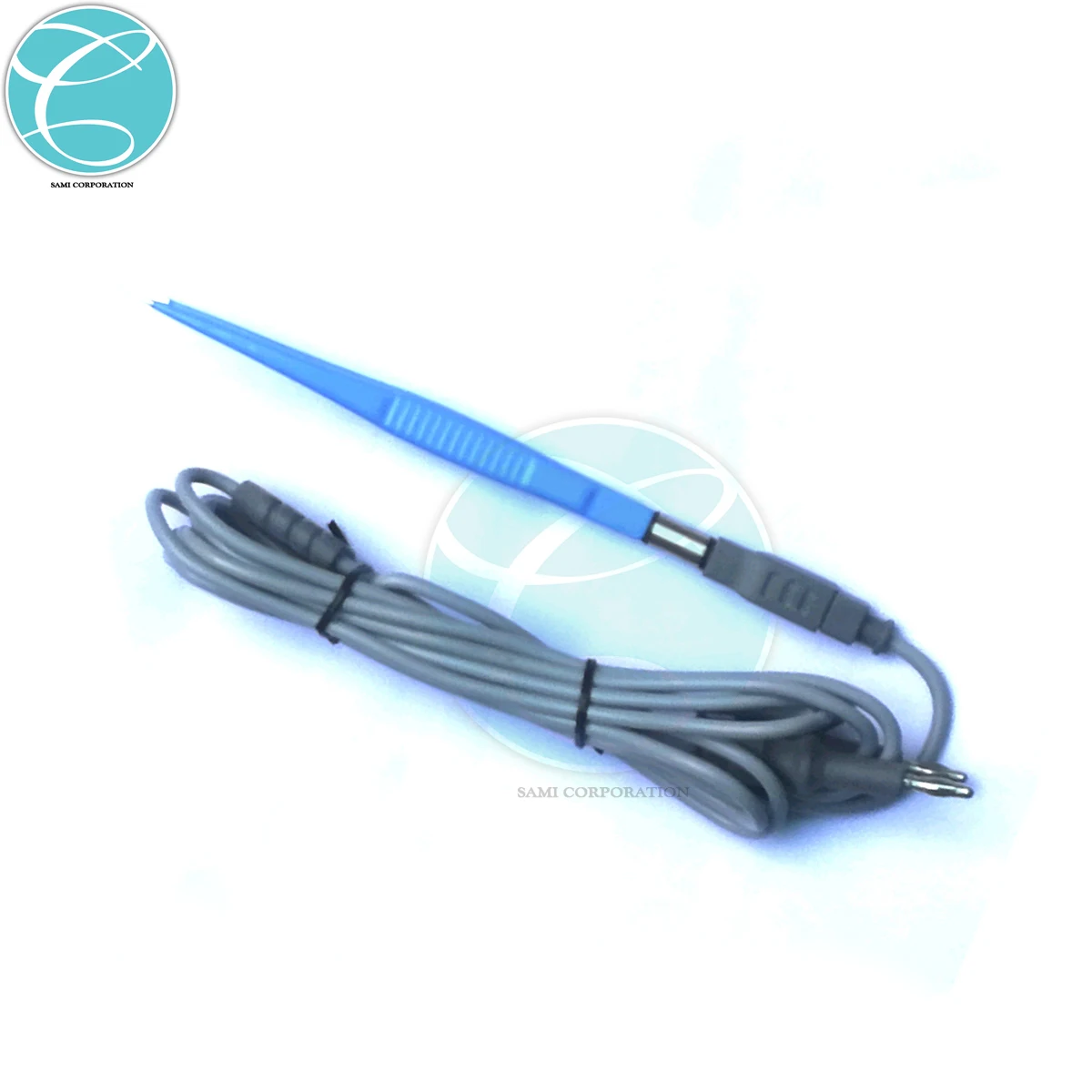 Medical Reusable Silicone Bipolar Forceps Cable/Laparoscopic Instrument Bipolar Coagulation Cable By Sami corporation