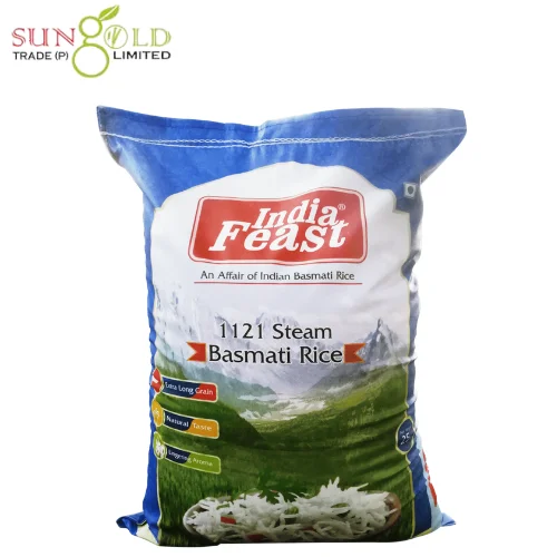 Pusa Steam Basmati Rice in 25kg bag